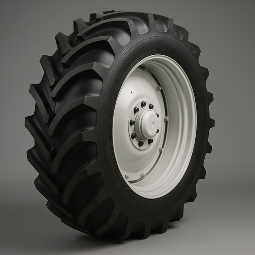 A perfectly assembled tire and wheel, ready to be mounted, showcasing a single, reliable solution