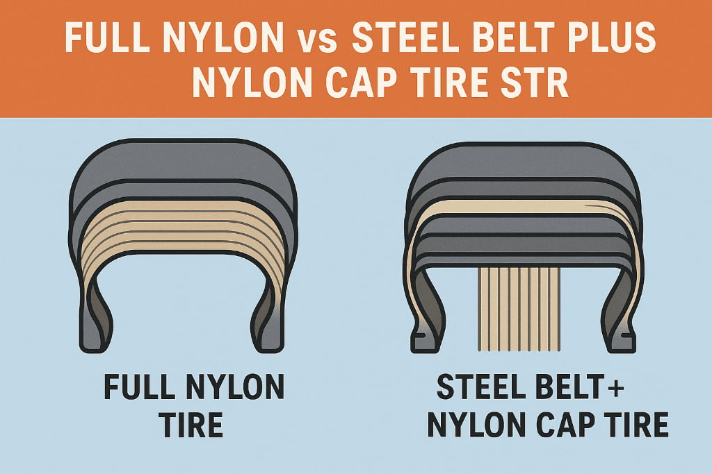 What’s the real advantage of a Steel Belt + Nylon Cap structure — and when does it outperform a full nylon tire?