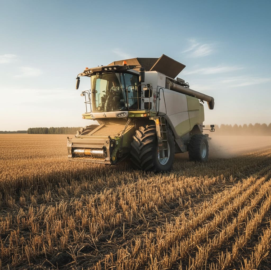 A heavy-duty truck on a highway and a loader in a quarry