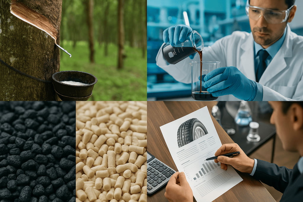 What happens to the tire industry when natural rubber stops being reliable?