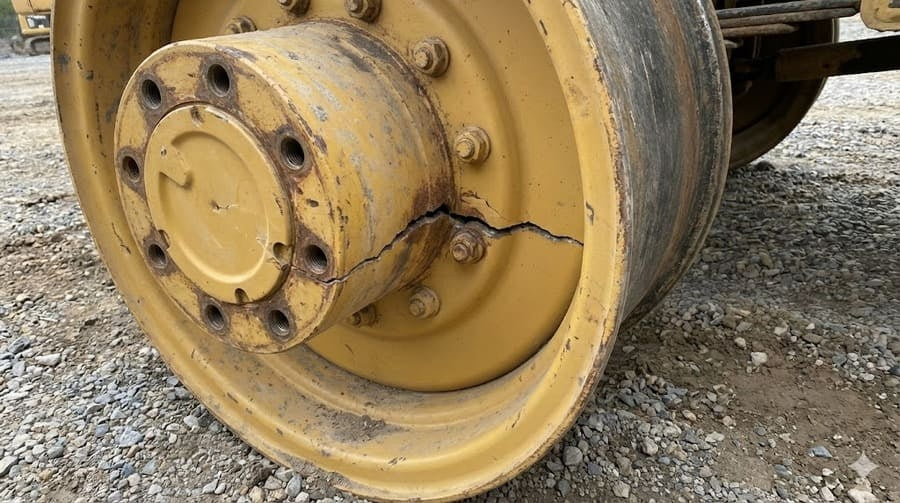 An illustration comparing the leverage effect of a correct offset wheel versus an incorrect offset wheel