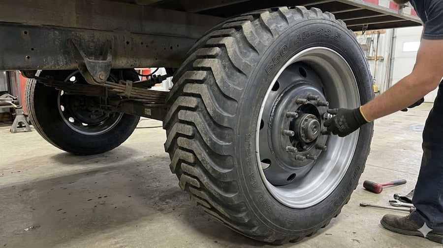 A diagram illustrating positive, negative, and zero wheel offset, showing how it affects tire position.