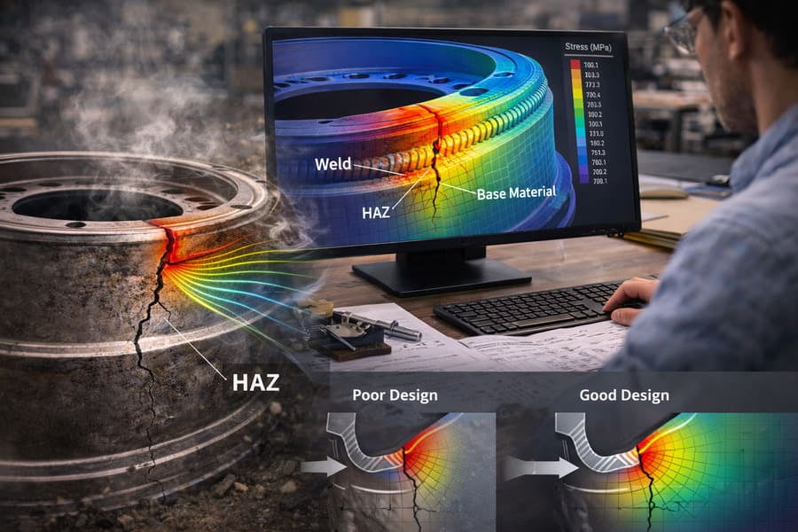 Why Do OTR Wheels Fail — and Why Is It Almost Never the Weld Itself?