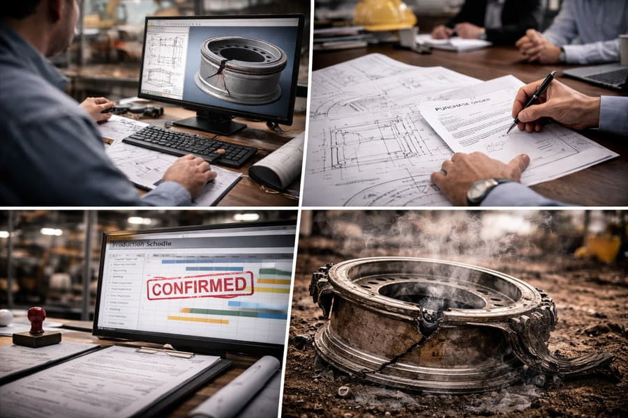 Why the Moment a OTR Wheel Fails Is Never at the Accident Scene?