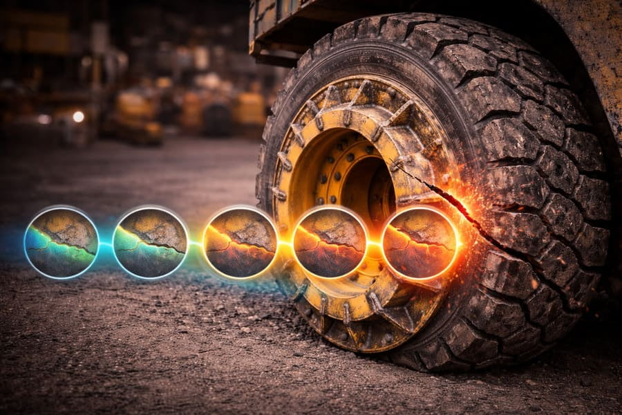 What actually causes OTR wheel failures?