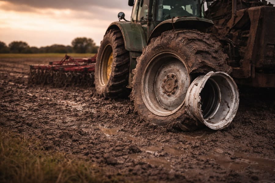 What Actually Fails First in Agricultural Wheel Systems (And Why It’s Not the Tire)?