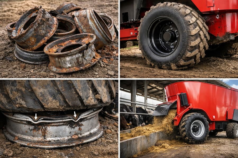 How Do Acid-Resistant Coatings and Reinforced Agricultural Rims Extend TMR Mixer Service Life?