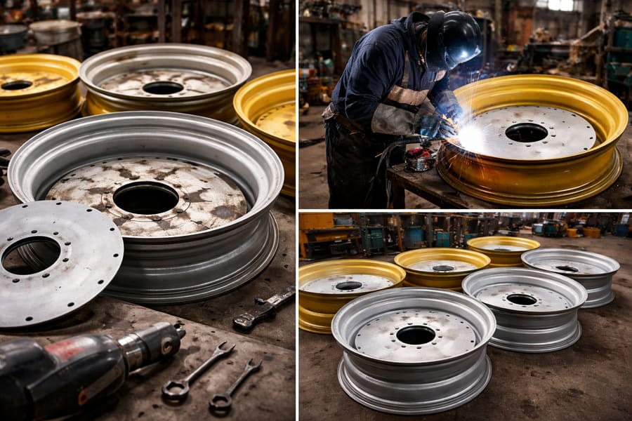 How Separate Center Discs Help Workshops Repair Agricultural Rims at Half the Cost?