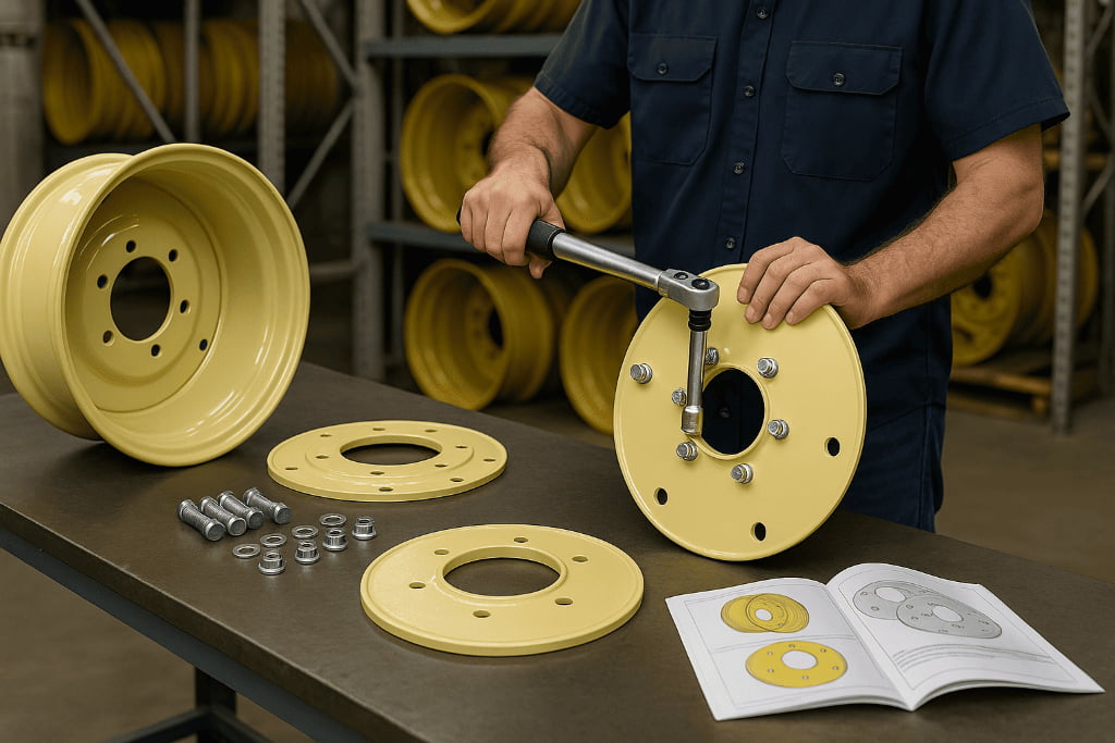 How One Agricultural Rim + Three Discs Can Replace Ten Fixed Welded Rims in Your Warehouse?