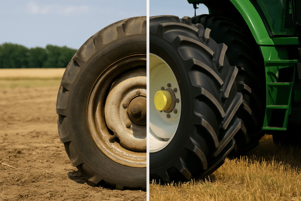 Why It’s Time for Farmers to Move from Agricultural Tube Tire Type  to Tubeless?