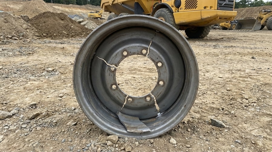 A simple physics diagram comparing a short lever and a long lever lifting the same weight, with the long lever showing much higher stress at the fulcrum.