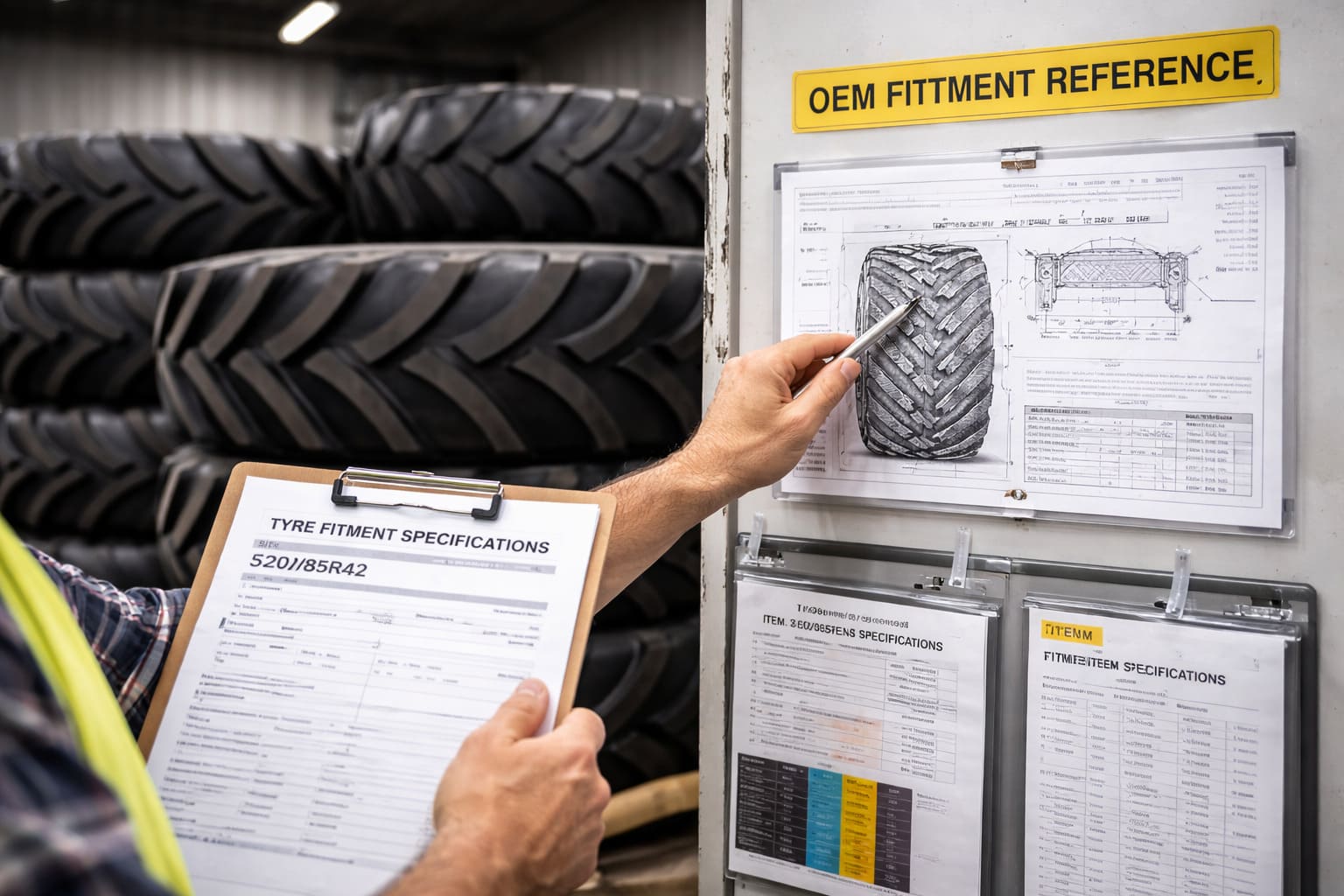 OEM manufacturing facility with consistent tire fitment