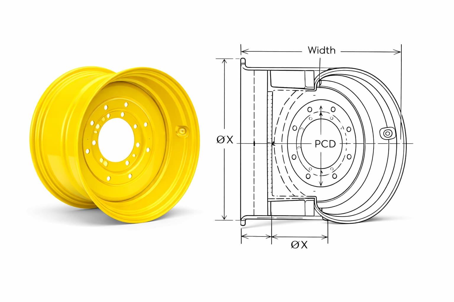 Wheel Specifications Chart