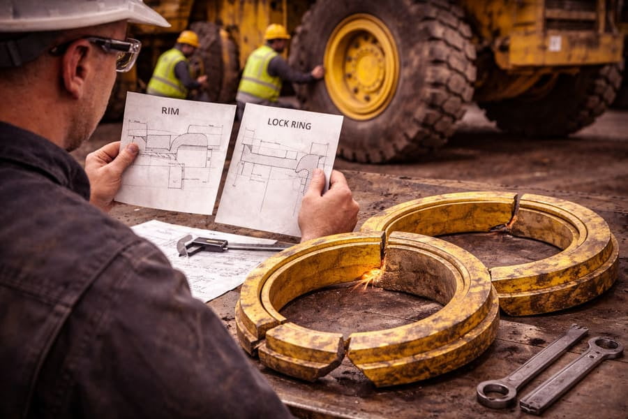 Why Do OTR Wheel Lock Ring Failures Rarely Occur During Installation?