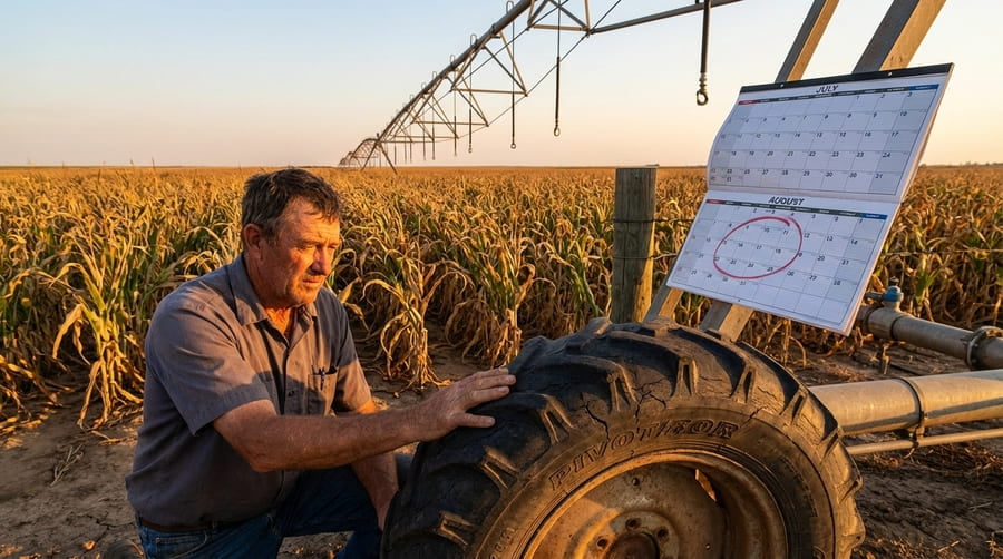 How to Make Irrigation Tyre Replacement Decisions Based on Risk Windows, Not Visible Damage?