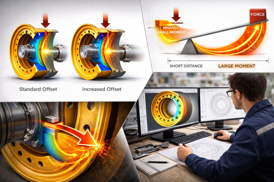 What Increasing Offset Really Does to Stress in OTR Wheels?
