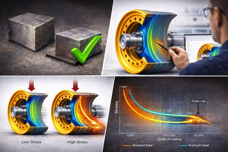How Structural Decisions Override Material Strength in OTR Wheel Fatigue?