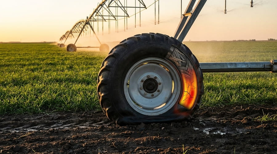 Why Does Low Pressure Under Irrigation Tire Conditions Accelerate Fatigue Instead of Improving Safety?