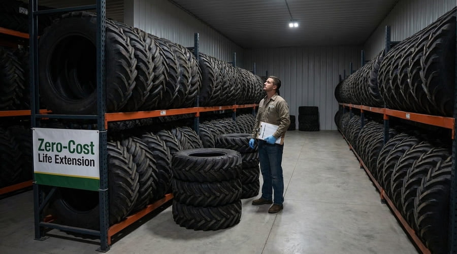 How to Achieve “Zero-Cost Lifespan Extension” of Irrigation Tire Through Proper Storage and Off-Season Maintenance?