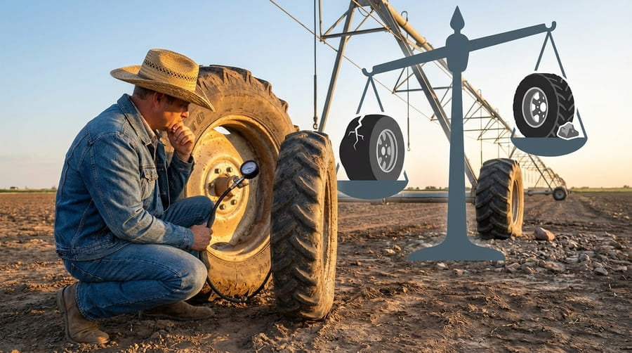 Underinflation vs Overinflation: Which Is More Damaging to Irrigation Tires?