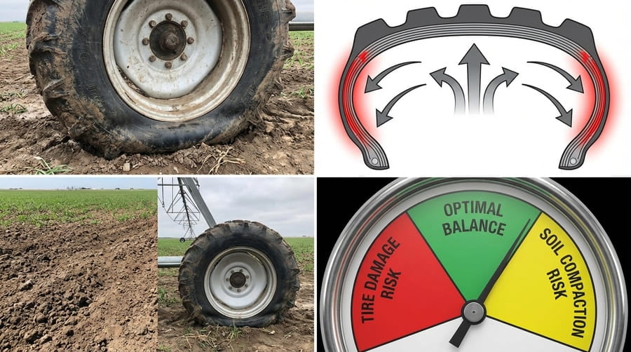 What Does Lower Irrigation Tire Pressure Really Protect the Soil—Or Damage the Tire?